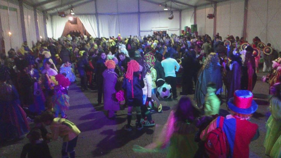 FIESTAS DE CARNAVALES CARPA PLAZA MAYOR DE (ZAMORA)2016
